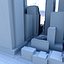City Scene A-21082022-2 Low Poly 3D model