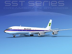 3d 707-320 boeing 707
