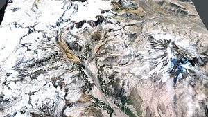 Mountain landscape Crater Lake