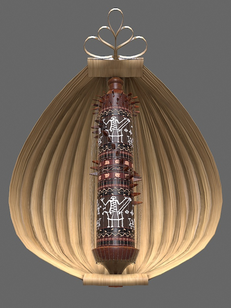 3D Sasando Music Instrument TurboSquid 1320172