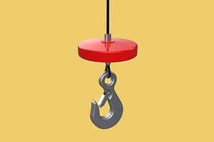 LIFTING CRANE EYE HOOK ELECTRIC HOIST WIRE ROPE SLING CABLE TON