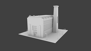3D factory house