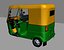 car auto rickshaw 3d model