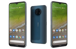 Nokia G50 5G Nordic Blue Low Poly