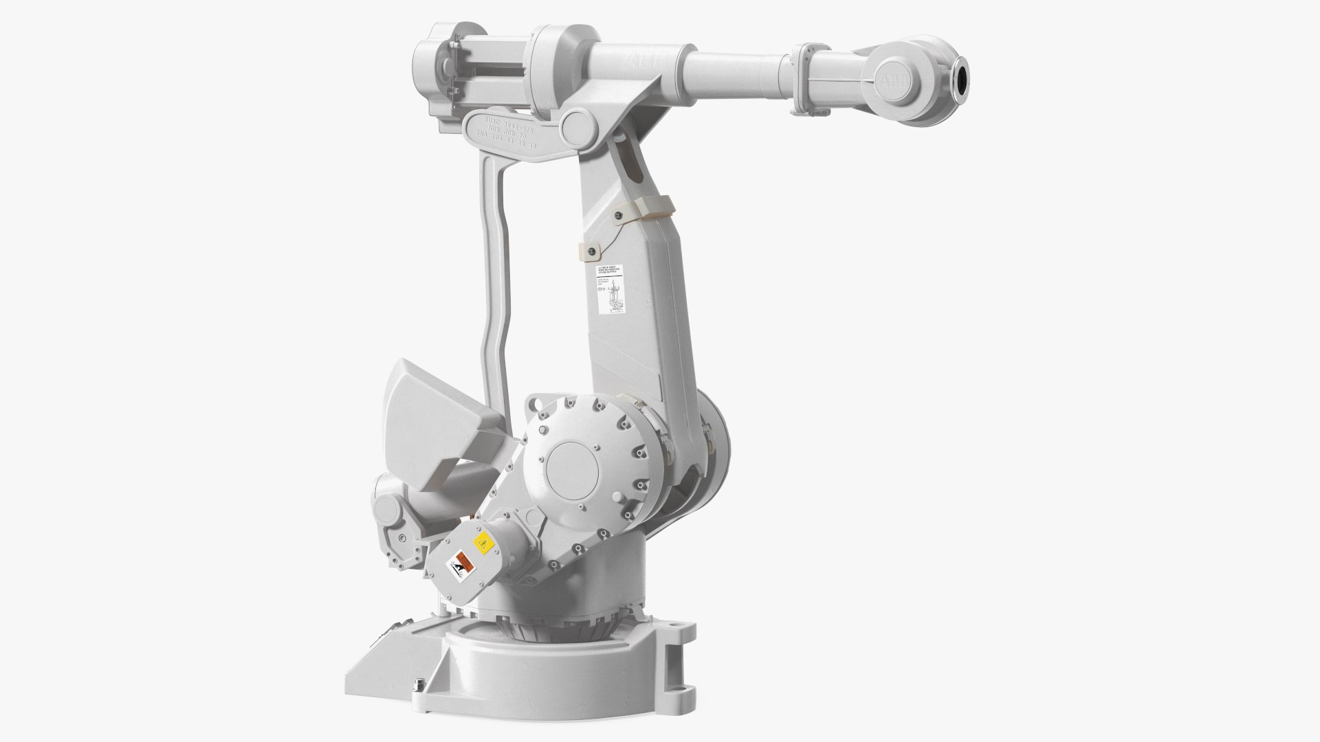 High Speed 6 Axis Industrial Robot Rigged 3D model preview