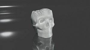Skull Decor 3D Solid Model 3D