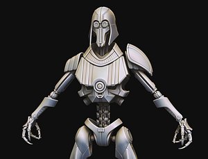 3D eg5 hunter droid model