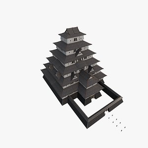 3D model Asset Pack Vol 6 - Feudal Japanese Castle