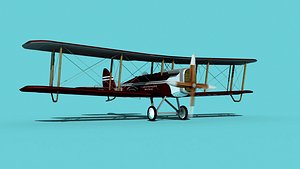 Airco DH-4 Continental Aerial Photo 3D