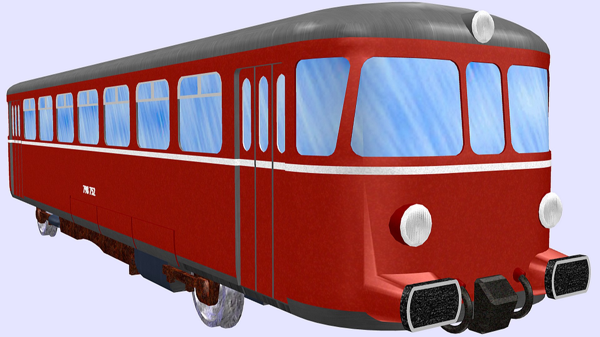 Vt 98 class 798 diesel railbus model - TurboSquid 1814056