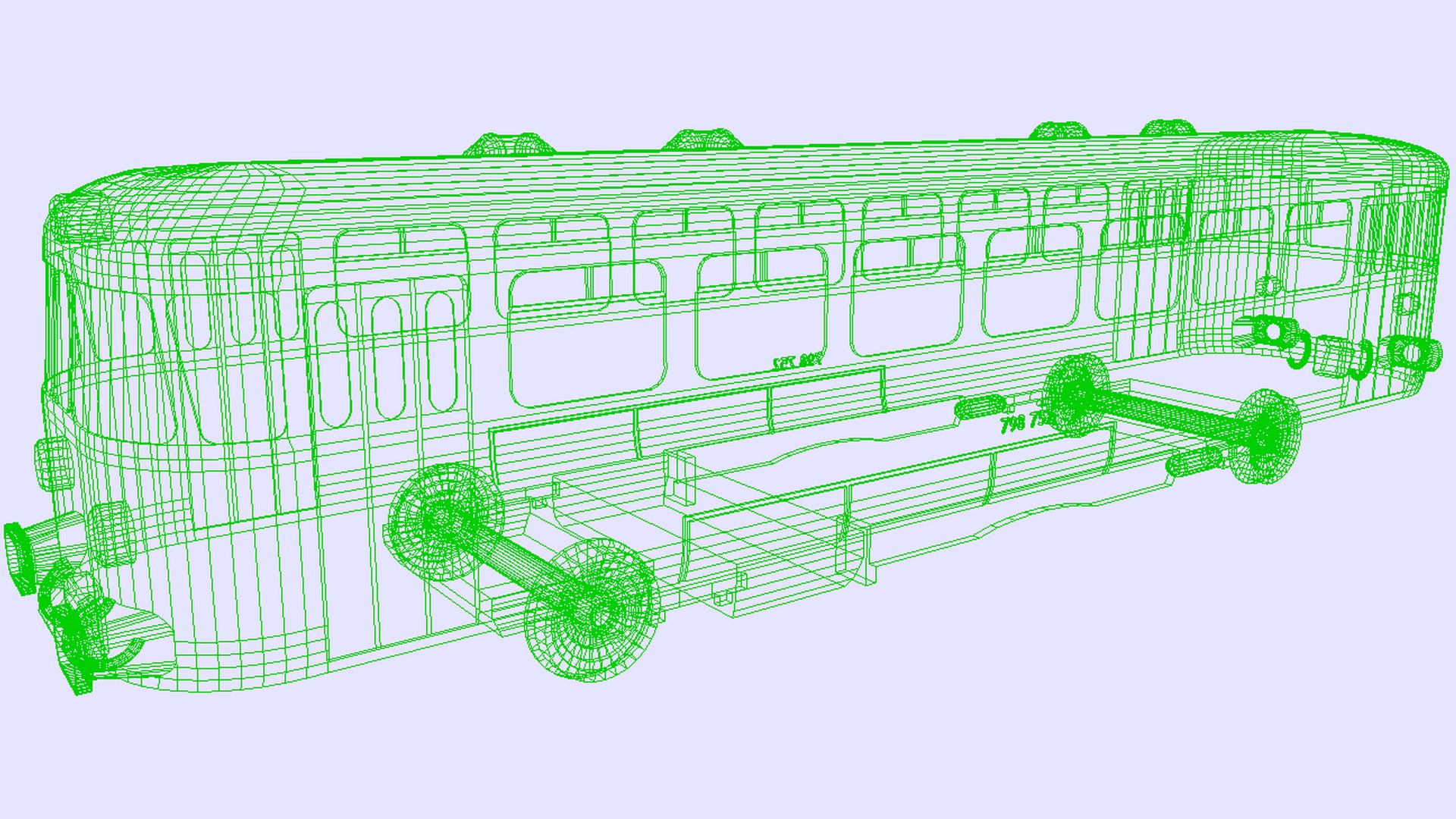 Vt 98 class 798 diesel railbus model - TurboSquid 1814056