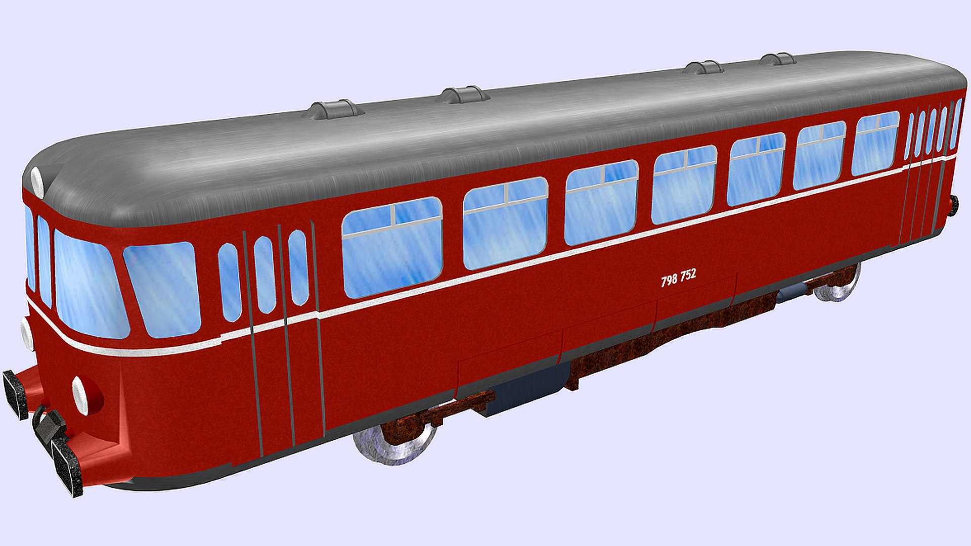 Vt 98 class 798 diesel railbus model - TurboSquid 1814056