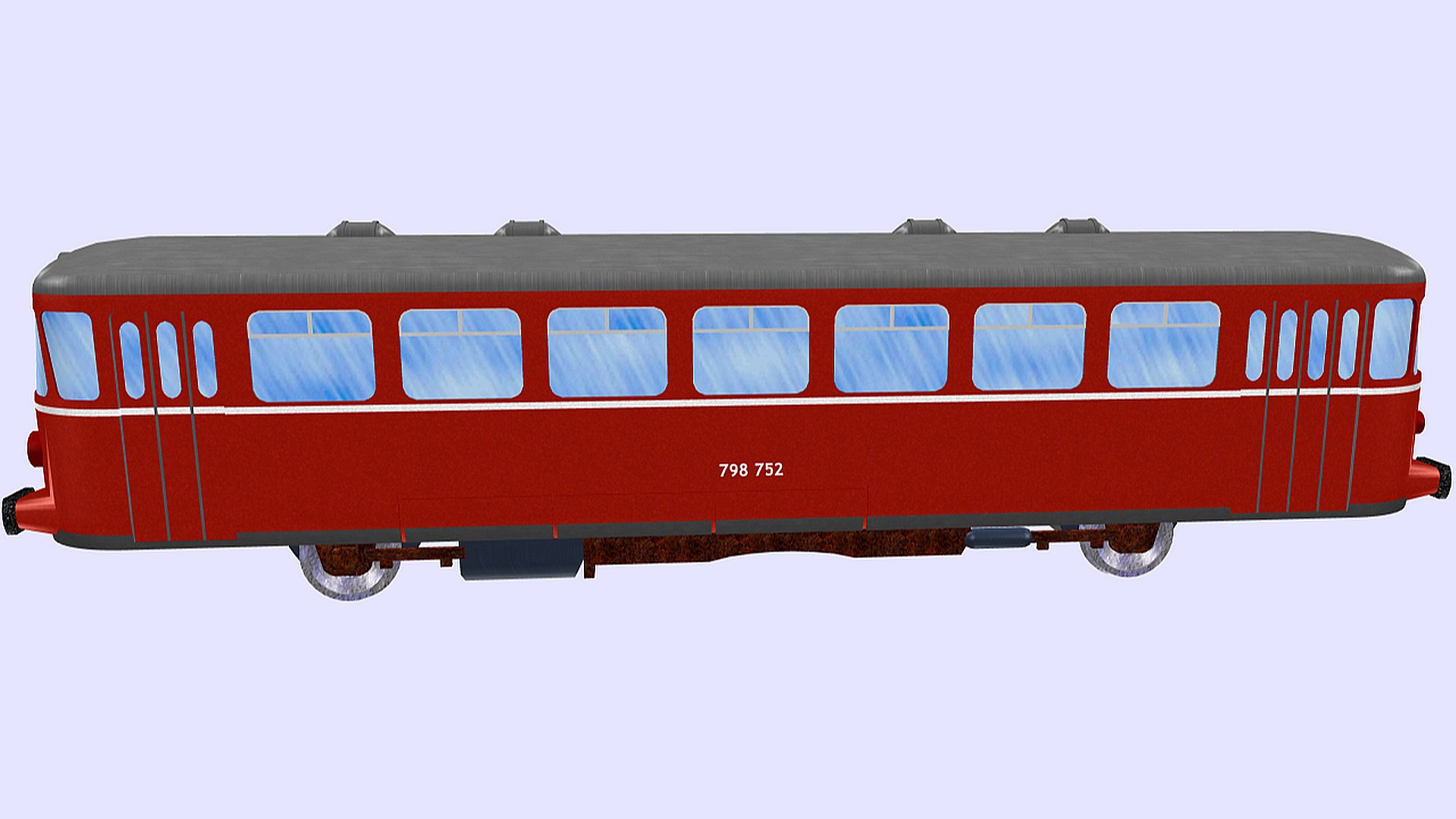 Vt 98 class 798 diesel railbus model - TurboSquid 1814056