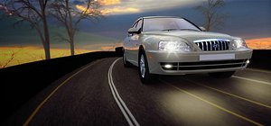 3D Hyundai Elantra 2006 model