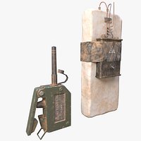 C4 Explosive and Detonator