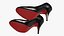 Glamorous High-Heeled Shoes for Print