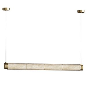 Strip Alabaster Linear Pendant Light