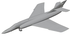 Super-Etendard Fighter Jet 3D model