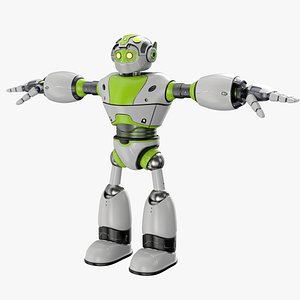 Stylized Futuristic Robot Tpose
