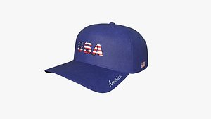 Cap A08 USA America - Character Fashion Design 3D