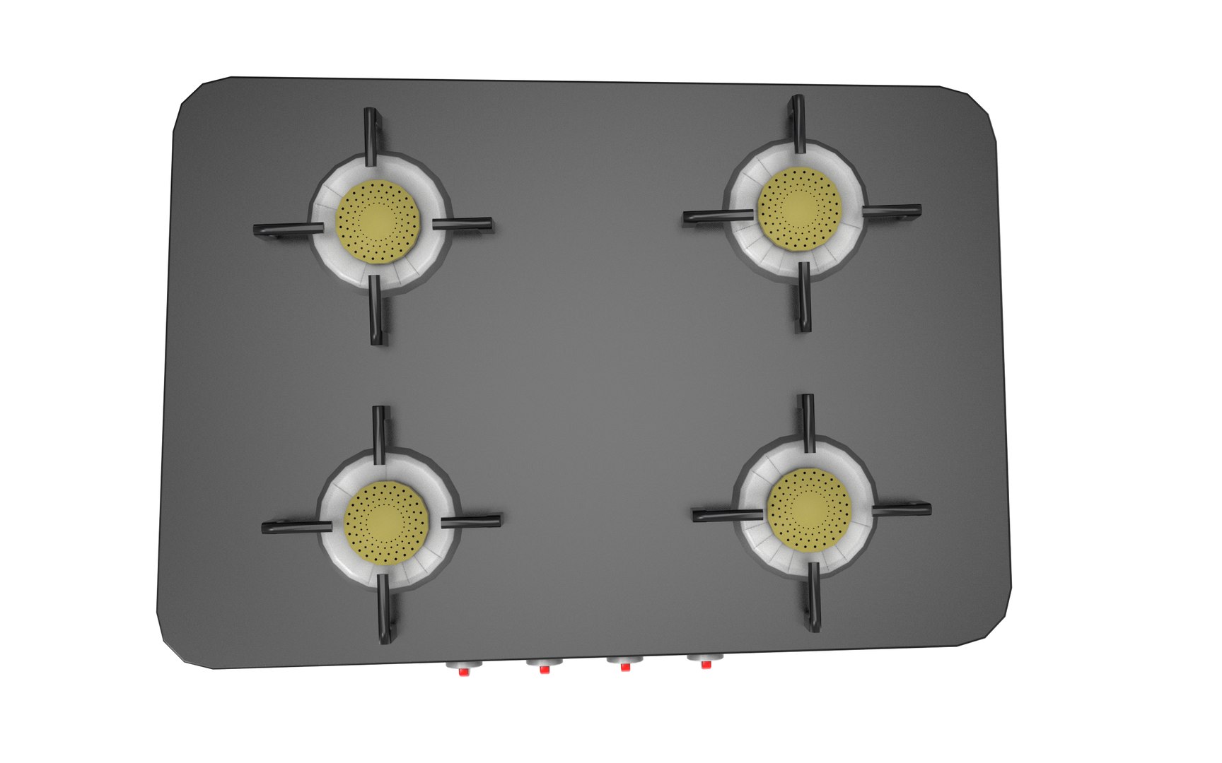 Gas Stove model TurboSquid 2172846