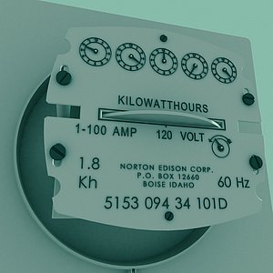 electric meter 3ds