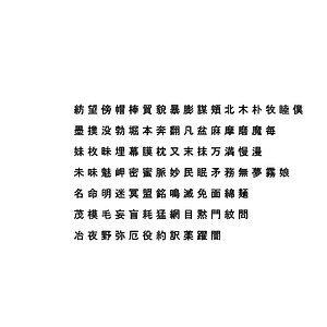 3D model chinese ms pgothic font