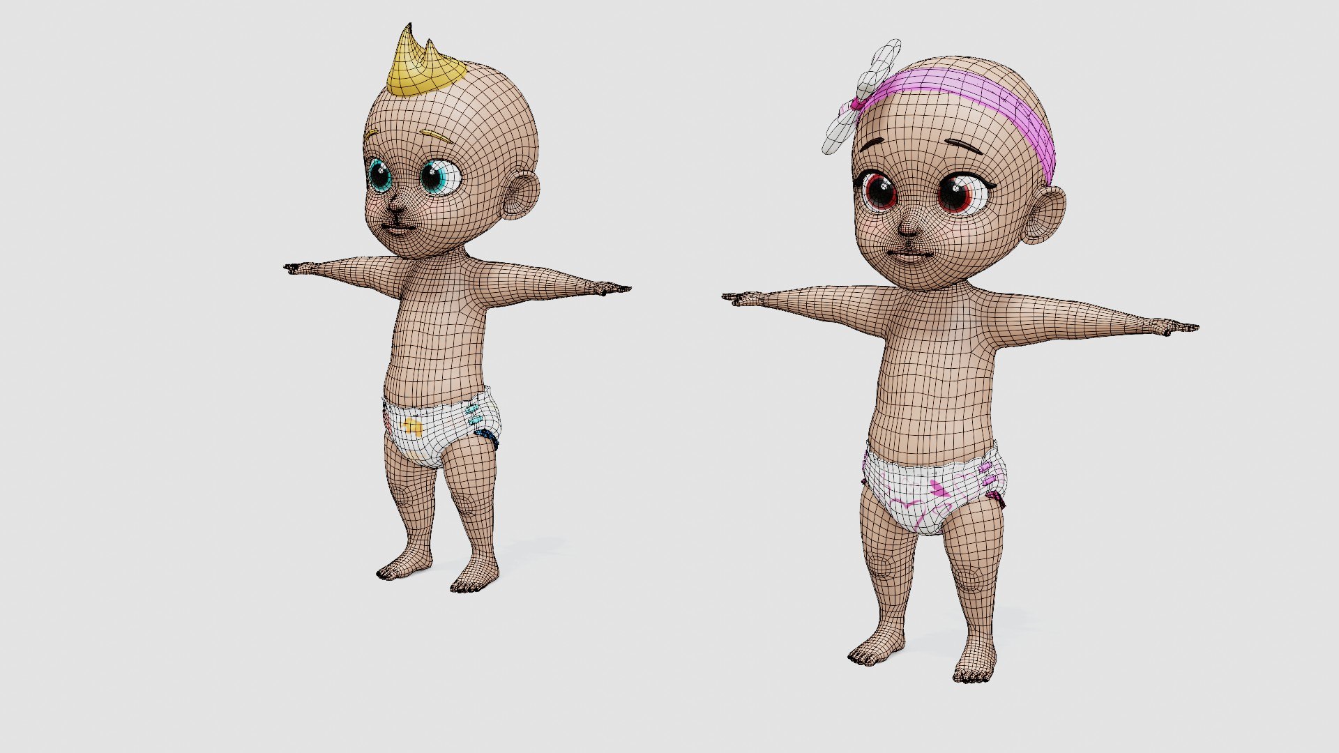3D baby characters model https://p.turbosquid.com/ts-thumb/SV/3PI6pC/8L/wire2/jpg/1688283470/1920x1080/fit_q87/224c72dbfb628c9dd9e45c0157cc0f29af5e4e2c/wire2.jpg
