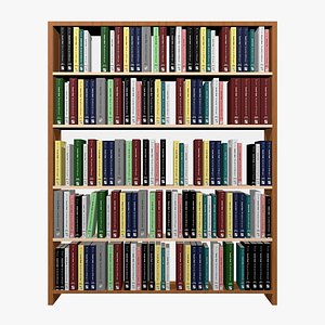 Bookshelf with Books