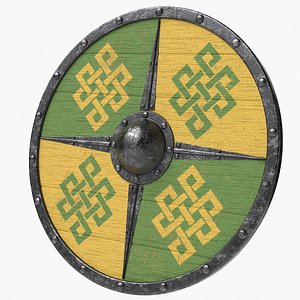 3D model Viking Shield V4 Design 1