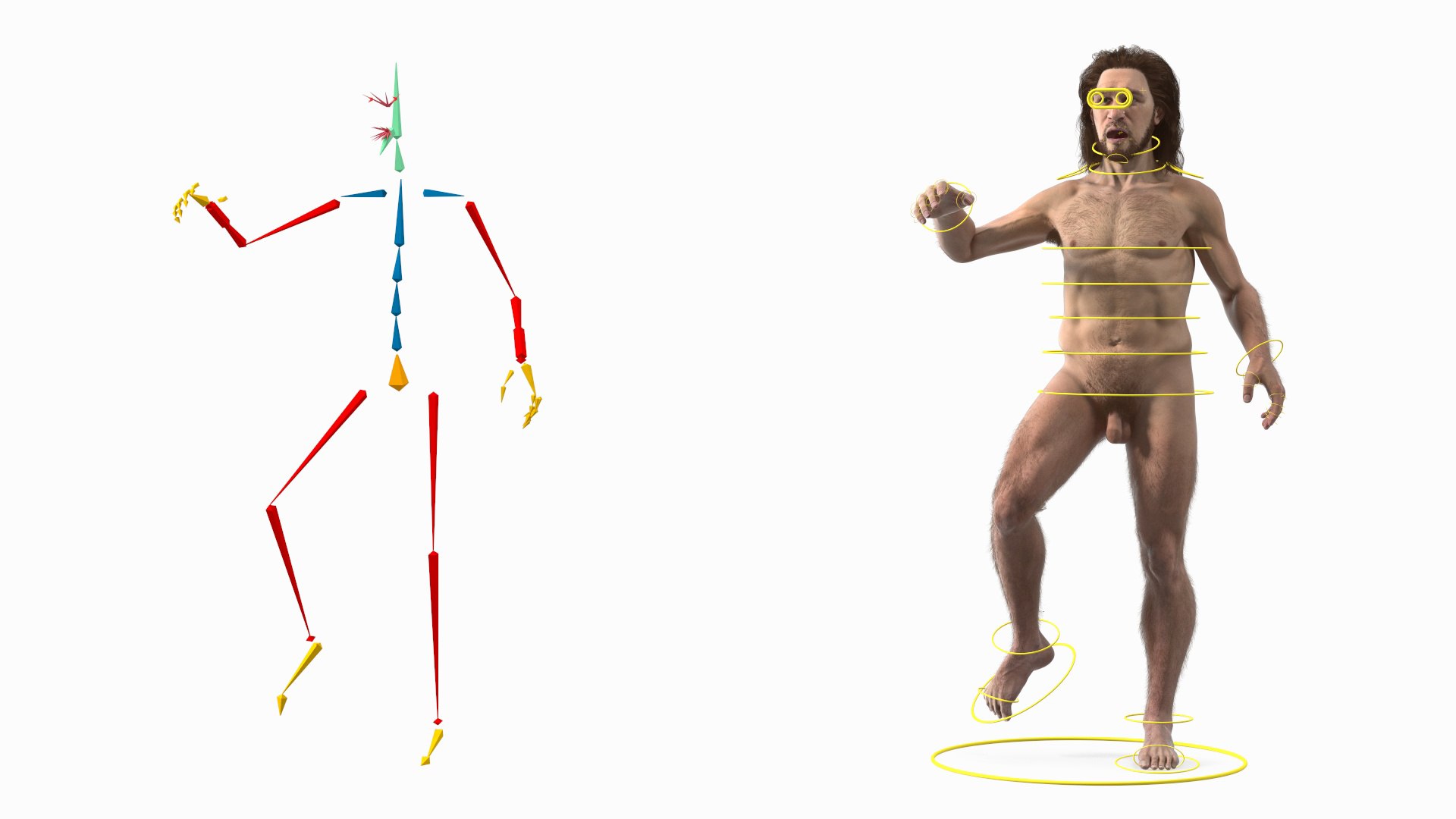 Prehistoric Humans And Mammoth Fur Rigged Collection 3D - TurboSquid ...