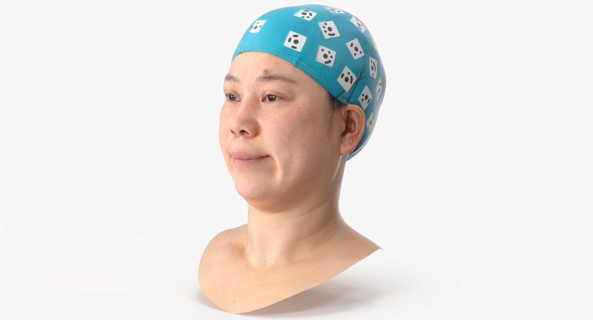 Mei Human Head Dimpler AU14 Clean Scan 3D Model - TurboSquid 1746930