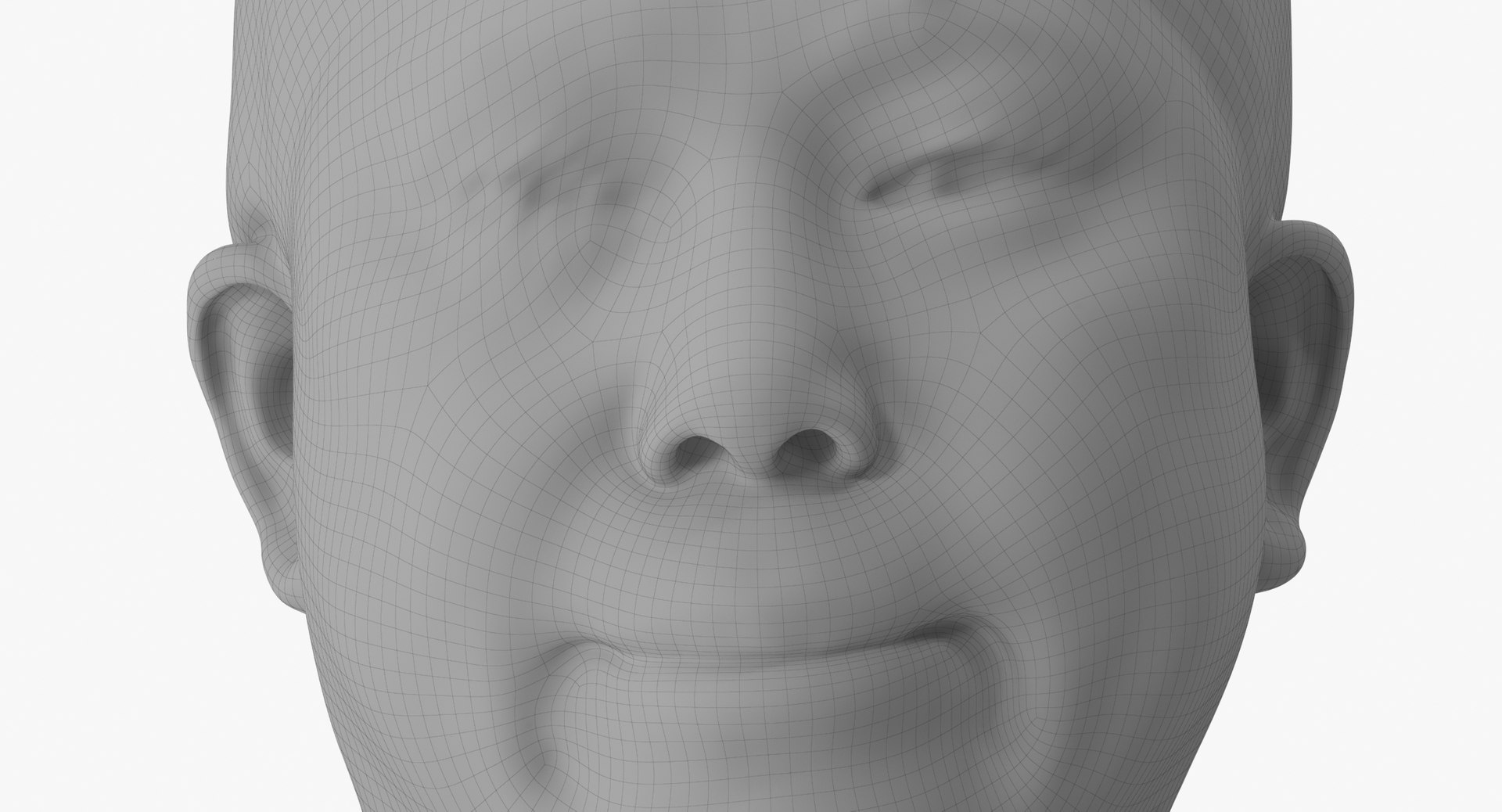 Mei Human Head Dimpler AU14 Clean Scan 3D Model - TurboSquid 1746930