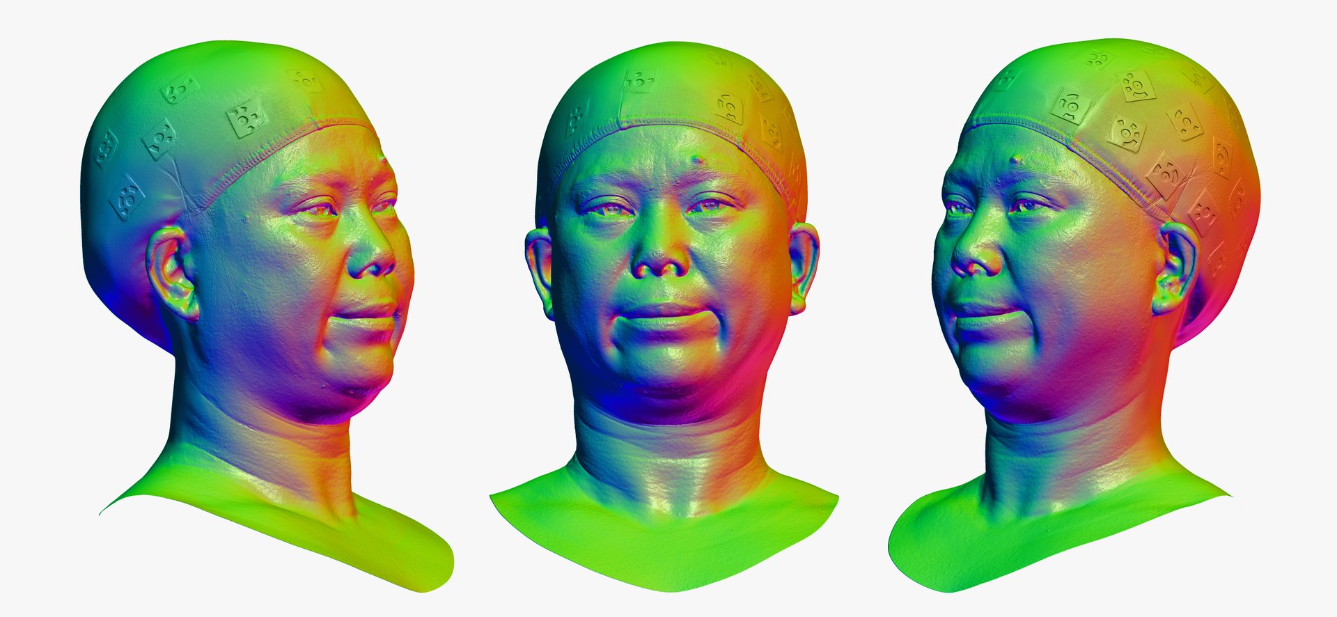 Mei Human Head Dimpler AU14 Clean Scan 3D Model - TurboSquid 1746930