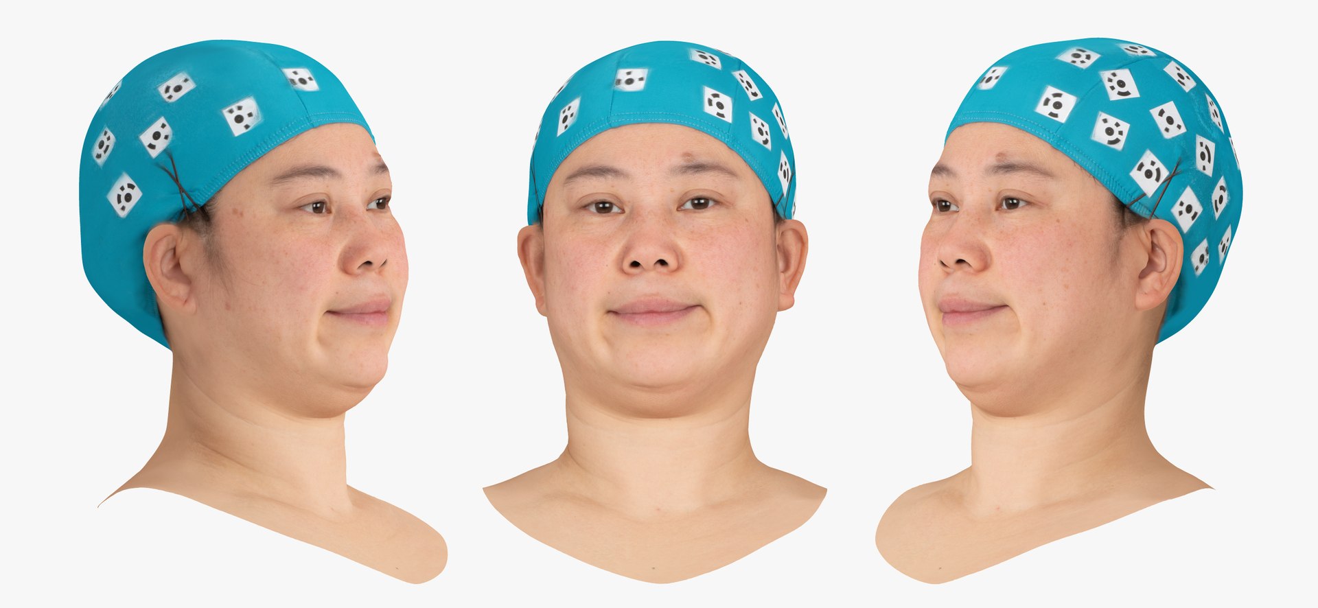 Mei Human Head Dimpler AU14 Clean Scan 3D Model - TurboSquid 1746930