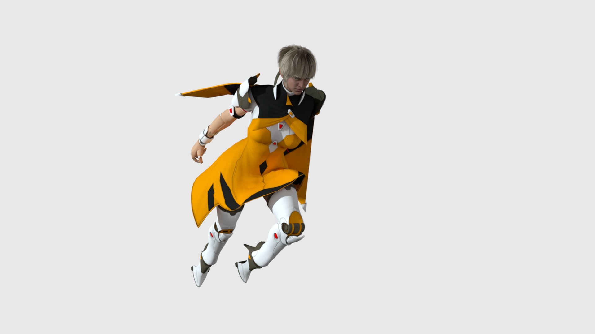Cyborg Girl Rigged And Animated 3D - TurboSquid 2378872
