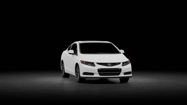 Honda Civic Si Coupe 2012 3D model