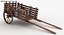 Wooden Pull Cart (Old)