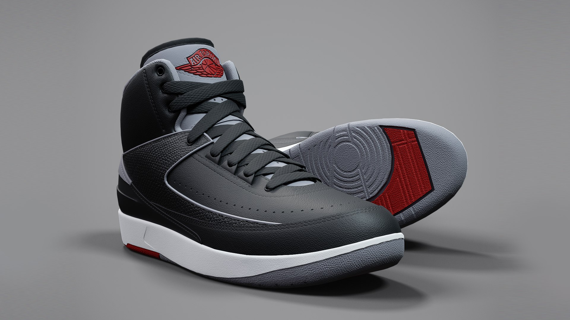 Air Jordan 2 Retro Sneaker 1 3D - TurboSquid 2550867