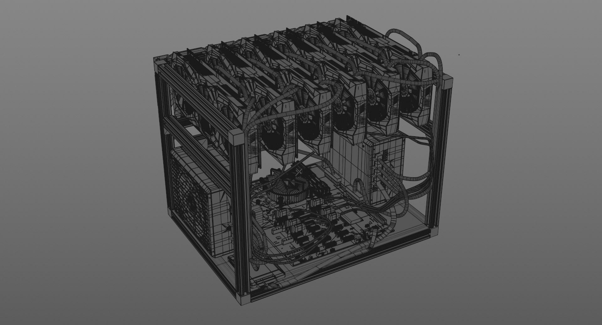 Mining rig model - TurboSquid 1317633