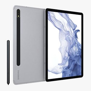 Samsung Galaxy Tab S8 Silver with S-Pen