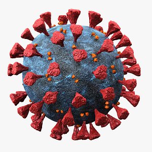 3D covid-19 coronavirus virus animation
