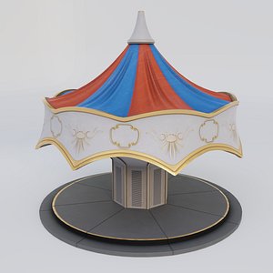 carousel 3D model