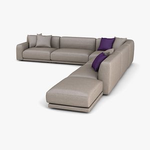 Poliform Seoul Corner sofa 3D model