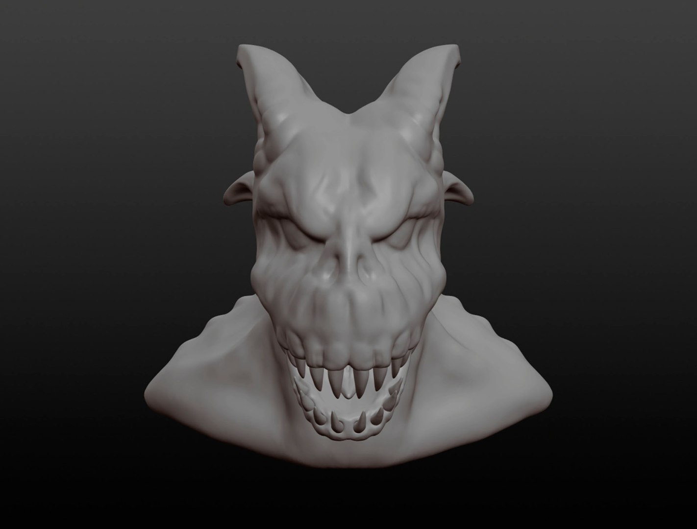 Monster head 3D - TurboSquid 1720683