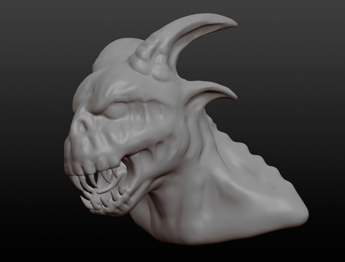 Monster head 3D - TurboSquid 1720683