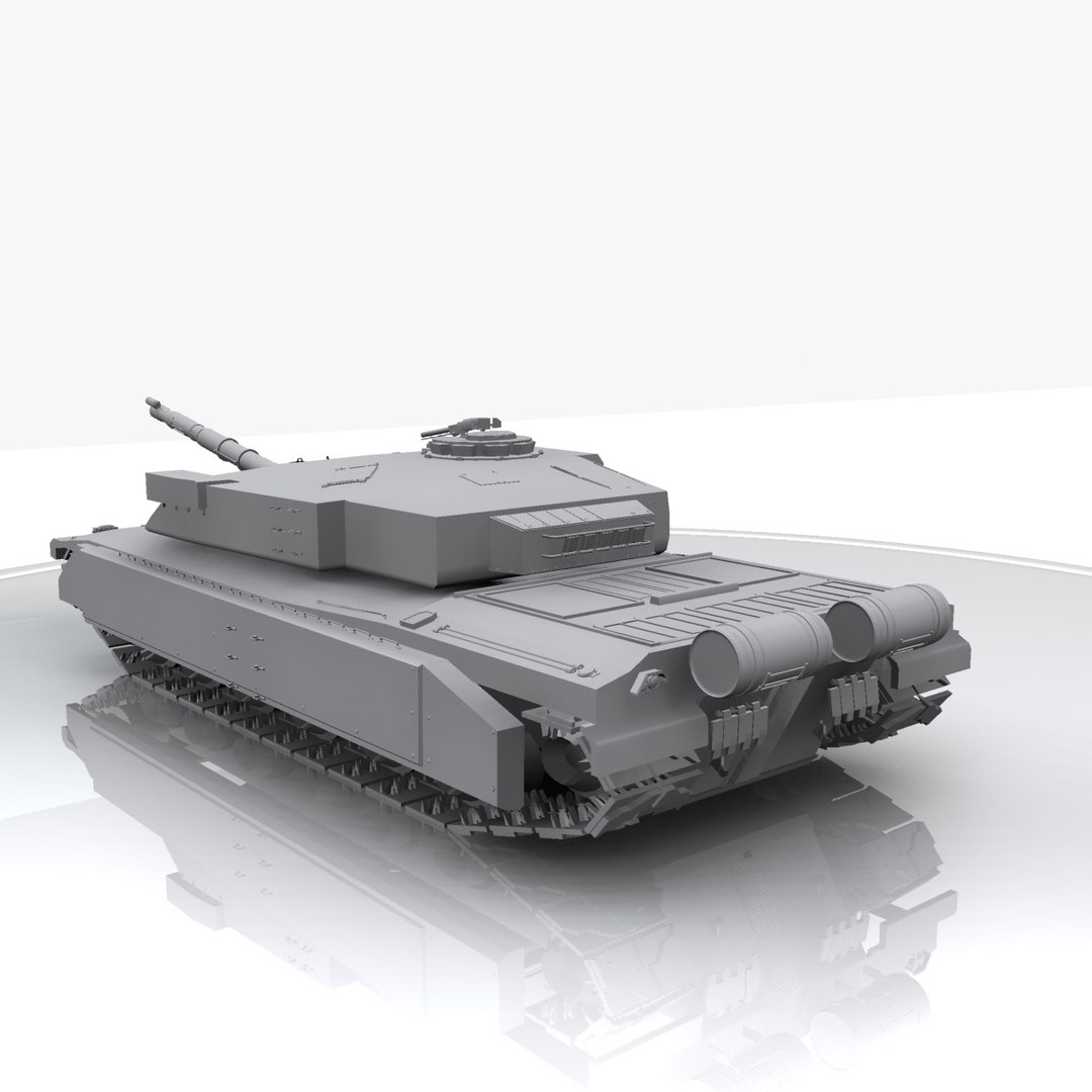 Tank Military G-force 3d Model