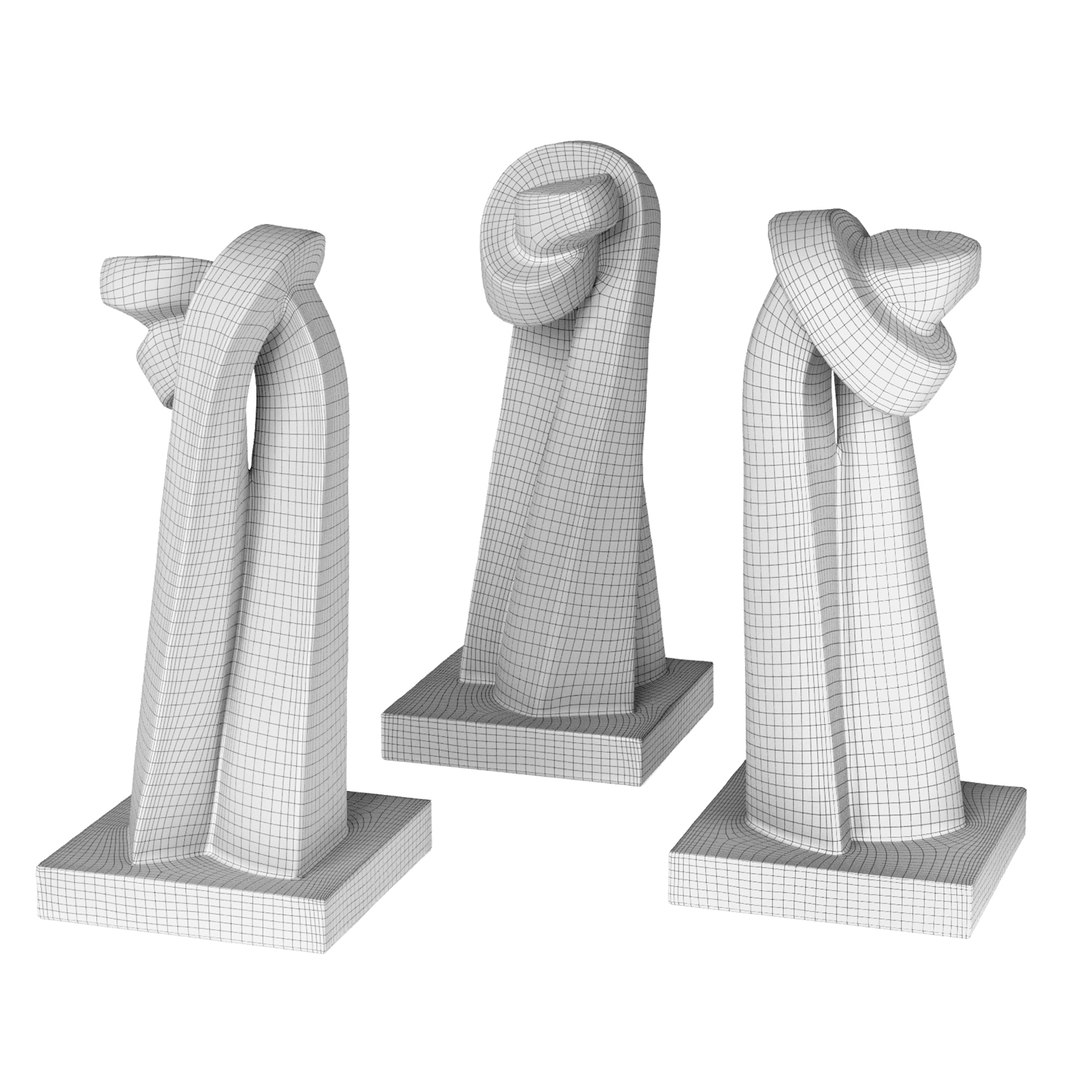 Knot Figure Sculpture 3D Model - TurboSquid 1901064