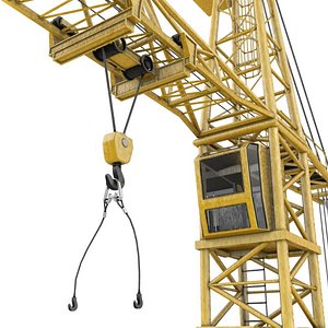 3ds max construction tower crane