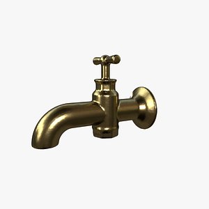 3D Old faucet model